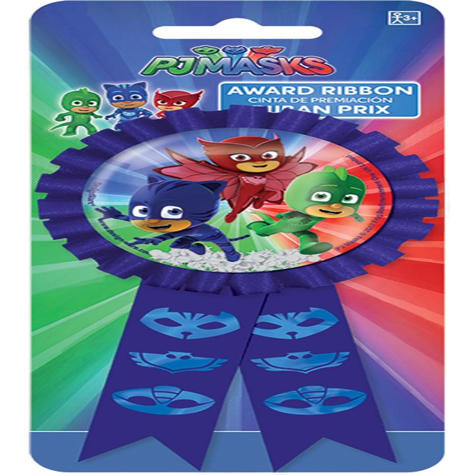Amscan PJ Masks Confetti Pouch Award Ribbon, Party Favor