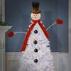 National Tree Company Pre-lit Artificial Christmas 21-Piece Dcor Set | Snowman Kit Tree Dress view 2