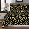 8PC Victoria Black Full Size Bed in a Bag- Medium Weight Down Alternative Comforter (Duvet Insert) with Cotton Duvet Cover Set and Bed Sheets view 1
