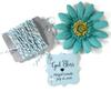 Baptism Tags - Small Personalized God Bless Favor Tags (Set of 20) (Blue) view 3