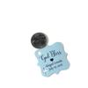 Baptism Tags - Small Personalized God Bless Favor Tags (Set of 20) (Blue) view 4
