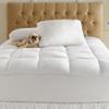 BrylaneHome Gel Touch Bed Tite Topper - Twin, White view 1