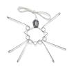 Display Buddie Adjustable Wall Plate Hanger - Secure for Round Platter Bowl Tray Wall Display - Steel - Silicone Hooks - Large 14"-22" up to 8 lbs view 1