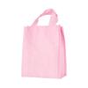 NuFazes 8" x 10" Mini Shopping Reuseable Gift Tote Bag - Pink (5 Pack) view 1
