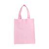 NuFazes 8" x 10" Mini Shopping Reuseable Gift Tote Bag - Pink (5 Pack) view 2