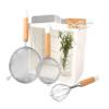 Dr. Oetker 4619 Retro Snow Brush with Wooden Handle 26 cm Stainless Steel Silver/Brown, 27 x 5 x 1 cm view 3