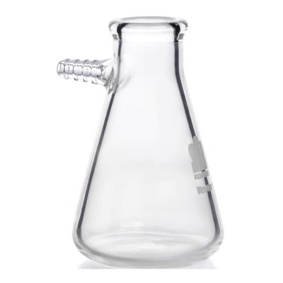 Kimble Glass 953760-2000 Filtering Flask with Rubber Stopper Joint, 2000 mL Capacity