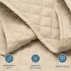 Bare Home Coverlet Set - Twin/Twin Extra Long - Lightweight Bed Decor - Comforter Alternative - All-Season Quilted Bedspread (Twin/Twin XL, Sand) view 2