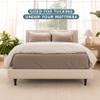 Bare Home Coverlet Set - Full/Queen - Lightweight Bed Decor - Comforter Alternative - All-Season Quilted Bedspread (Full/Queen, Taupe) view 4