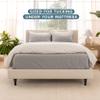 Bare Home Coverlet Set - Full/Queen - Lightweight Bed Decor - Comforter Alternative - All-Season Quilted Bedspread (Full/Queen, Light Grey) view 4