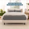 Bare Home Coverlet Set - Full/Queen - Lightweight Bed Decor - Comforter Alternative - All-Season Quilted Bedspread (Full/Queen, Grey) view 4