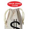 Beistle , 3 Piece $ Bags, 8.5" x 6.5", Off-white/Black view 4