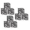 Beistle , 9 Piece Zebra Print Favor Boxes, 3.25" x 3.25" view 1
