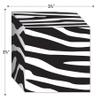 Beistle , 9 Piece Zebra Print Favor Boxes, 3.25" x 3.25" view 2