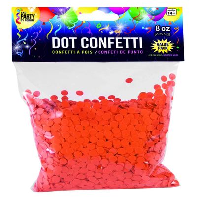 Forum Novelties, 8oz Dot Circle Party Confetti Glitter Metallic Birthday Wedding Decoration Table