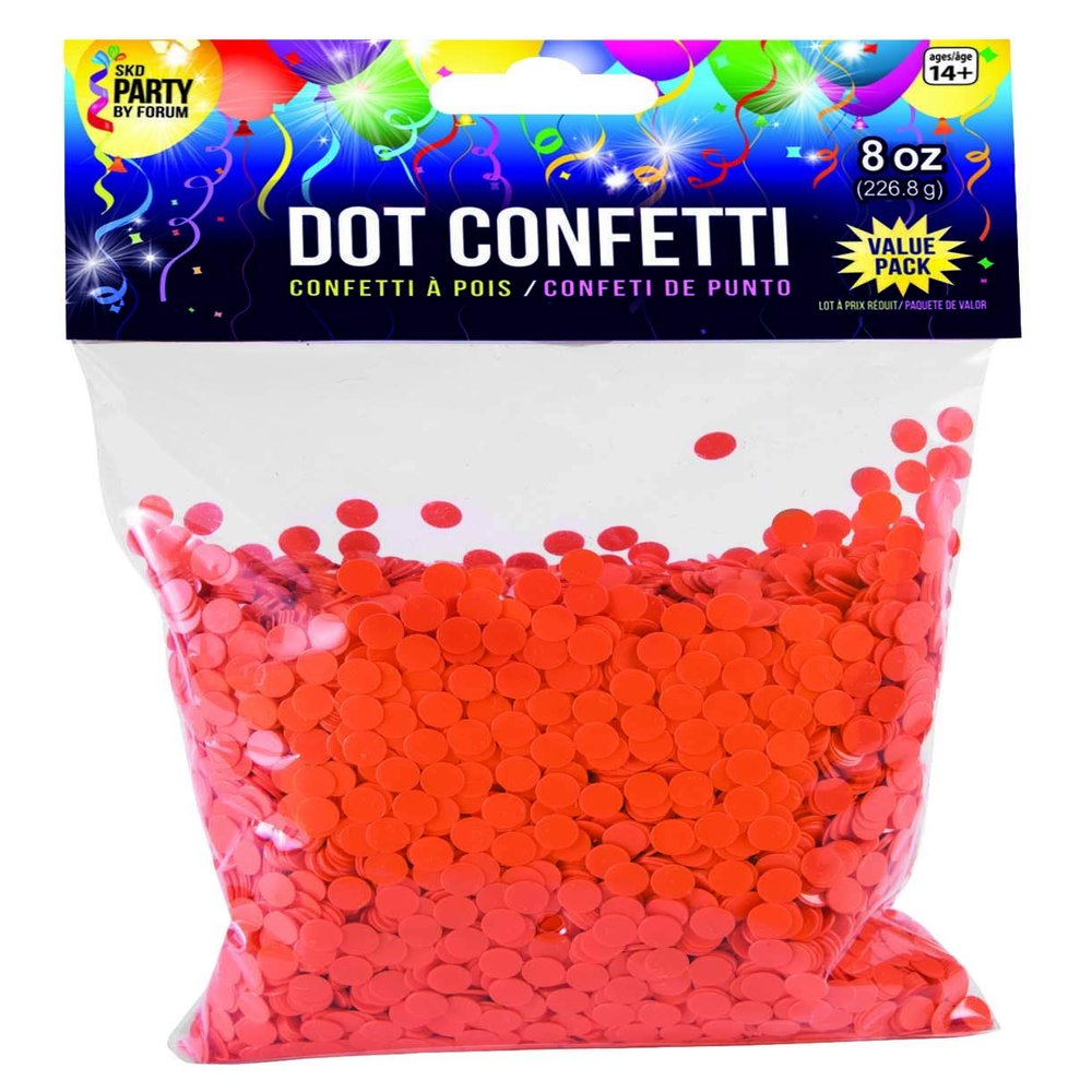 Forum Novelties, 8oz Dot Circle Party Confetti Glitter Metallic Birthday Wedding Decoration Table