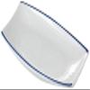 Set of 5, Navy Blue Boat, 60 Plates, 6.6 x 3.6 x 1.0 inches (16.7 x 9.1 x 2.5 cm), 6.3 oz (185 g), Baking Dish, Restaurant, Inn, Japanese Tableware, Restaurant, Commercial Use, view 1