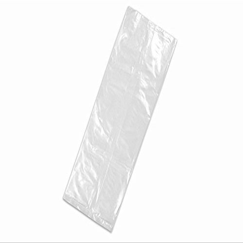 Flat Clear Plastic Poly Bags Low Density Food Bread And Grocery Bags (1000, 5"x4"x15")