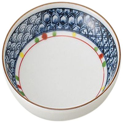 Set of 10, Polka Dot Shozui 3.3 Plates, 3.9 x 1.0 inches (10 x 2.6 cm), 2.8 oz (80 g), Small Plate, Restaurant, Ryokan, Japanese Tableware, Restaurant, Commercial Use,