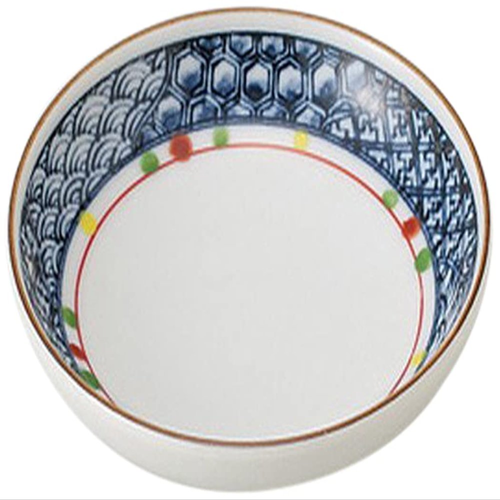 Set of 10, Polka Dot Shozui 3.3 Plates, 3.9 x 1.0 inches (10 x 2.6 cm), 2.8 oz (80 g), Small Plate, Restaurant, Ryokan, Japanese Tableware, Restaurant, Commercial Use,