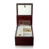 Ultra-Modern Music Box with Fold-Up Photo Frame - Solid Wood Jewelry Box with Compartment with Picture Frame (6 X 4) - Many Songs to Choose - Ail My Loving view 3