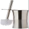 MSV 'Miami 140467 Toilet Garni Gym Holder Stainless Steel Rounded, Silver, 30 x 20 x 15 cm view 1