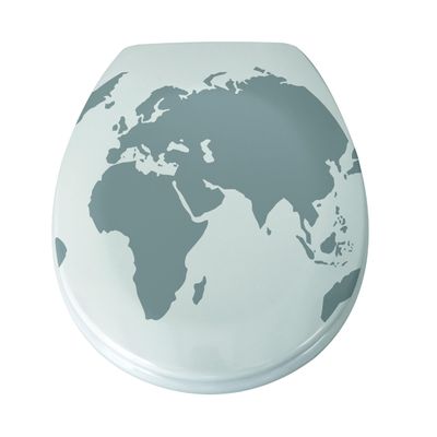 MSV Duroplast with World Soft Close Toilet Seat, Multi-Colour, 30 x 20 x 15 cm