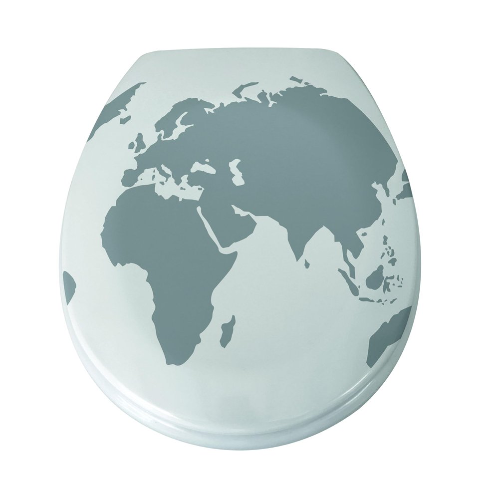 MSV Duroplast with World Soft Close Toilet Seat, Multi-Colour, 30 x 20 x 15 cm