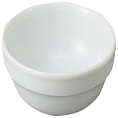 10 Piece Set, White Round Layer, Souffle (Medium) 2.8 x 1.1 inches (7.2 x 2.9 cm), 2.1 fl oz (80 cc, 64 g), Western Pottery Accessories, Hotels, Restaurants, Cafes, Western Tableware, Restaurants, Commercial Use,