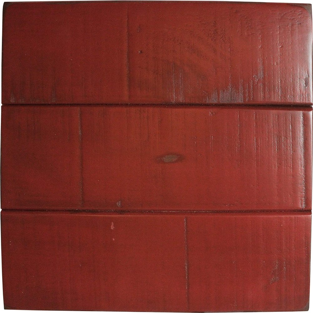 American Heartland MFG. Rustic 82" Provincial TV Stand, Rustic Red