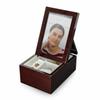 Ultra-Modern Music Box with Fold-Up Photo Frame - Solid Wood Jewelry Box with Compartment with Picture Frame (6 X 4) - Many Songs to Choose - Return to Sorrento (Torna a Sorrento) view 1