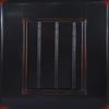 American Heartland MFG. Poplar 55" Contemp. TV Stand, European Burnt Black view 1