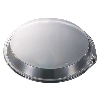 Chuo Chemical DXPD Disposable Container Lids, Round 38, Anti-Fog Lids, 10 Pieces, Size: Approx. 15.2 x 15.2 x 1.8 inches (38.3 x 38.3 x 4.6 cm), Transparent