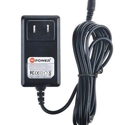 PKPOWER 6.6FT Cable AC/DC Adapter for TechWorld AD-1215-UL8 AD1215-U8 Shark Vac Sweeper (Note:with Barrel Round Plug tip.NOT Square 2-Prong Connector.NOT fit Euro-Pro Model# V6V617R 8.4V D.C.)