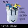 CarryAll Reusable Large Tote Bags, Reuseable Grocery Bags, Round Heavy Duty Collapsible Storage Bins view 4