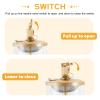 YUCHENGTECH 1/4" PT Sight Gravity Drip Feed Oiler Thread Needle Valve Type Oil Cup Drip Oiler (200ml) view 3