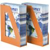 Acrimet Magazine File Holder  Vertical Rack for Documents, Folders and Mail, Durable Plastic Desk Organizer for Office & Home, Orange (2 Pack) view 3