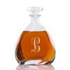 Abby Smith Lavish Style Initial Engraved Liszt Decanter with Rocks Glass Set, Letter L view 3