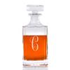 Abby Smith Lavish Style Initial Engraved Liquor Decanter, Letter C view 1