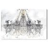 Oliver Gal 'White Gold Diamonds' The Classic Wall Art Decor Collection Contemporary Premium Canvas Art Print view 1