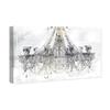 Oliver Gal 'White Gold Diamonds' The Classic Wall Art Decor Collection Contemporary Premium Canvas Art Print view 2