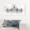 Oliver Gal 'White Gold Diamonds' The Classic Wall Art Decor Collection Contemporary Premium Canvas Art Print view 4