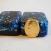 Transparent Blue 2 Mini Cube Tower Busters Crystal Orgone (Transparent Blue) view 3