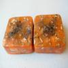 Orange Glow 2 Mini Cube Tower Busters Crystal Orgone (Orange Glow) view 1