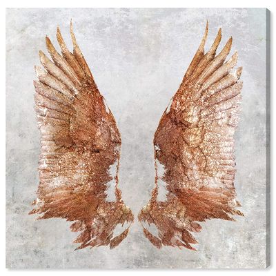Oliver Gal 'Rose Gold Wings' The Fashion Wall Art Decor Collection Modern Premium Canvas Art Print
