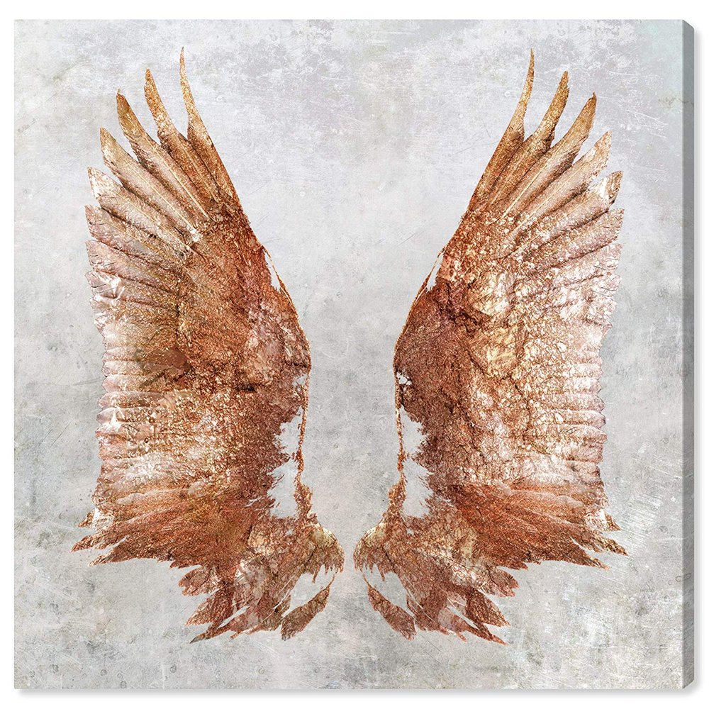 Oliver Gal 'Rose Gold Wings' The Fashion Wall Art Decor Collection Modern Premium Canvas Art Print