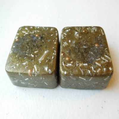 Antique Gold 2 Mini Cube Tower Busters Crystal Orgone (Antique Gold)