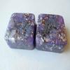Brass Purple 2 Mini Cube Tower Busters Crystal Orgone (Brass Purple) view 1