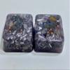 2 Light Purple Glow Mini Cube Tower Busters Crystal Orgone (Light Purple Glow) view 1