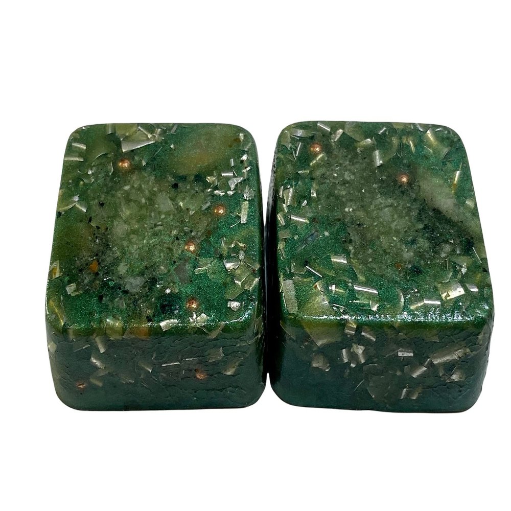 Spring Green 2 Mini Cube Tower Busters Crystal Orgone (Spring Green)